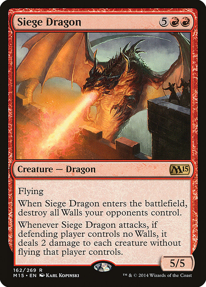Siege Dragon [Magic 2015] MTG Single Magic: The Gathering | Red Claw Gaming