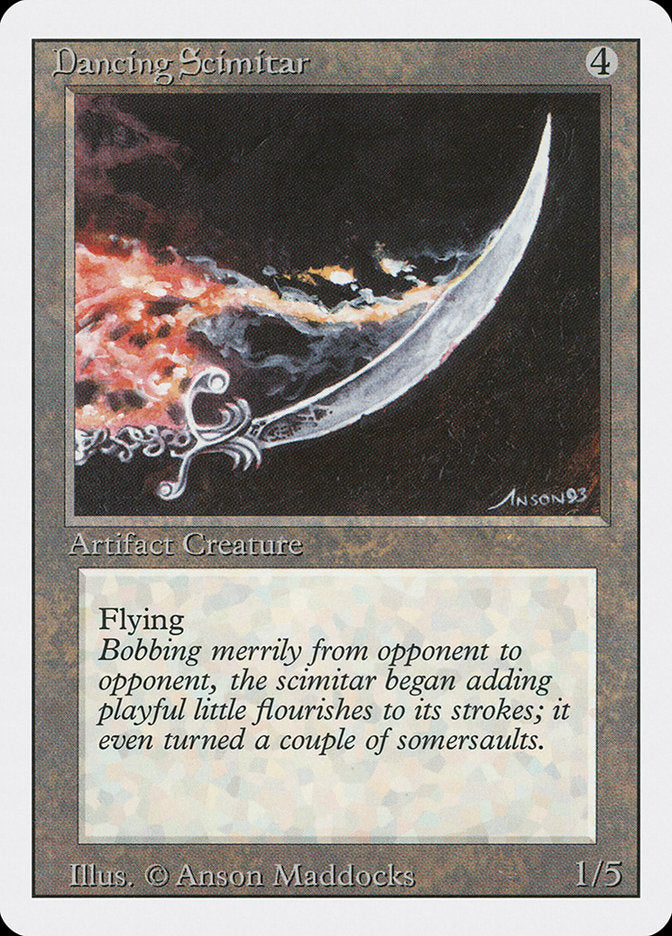 Dancing Scimitar [Revised Edition] MTG Single Magic: The Gathering | Red Claw Gaming