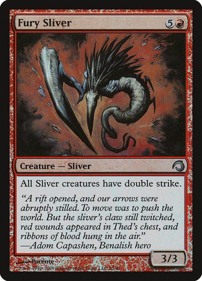 Fury Sliver [Premium Deck Series: Slivers] MTG Single Magic: The Gathering | Red Claw Gaming