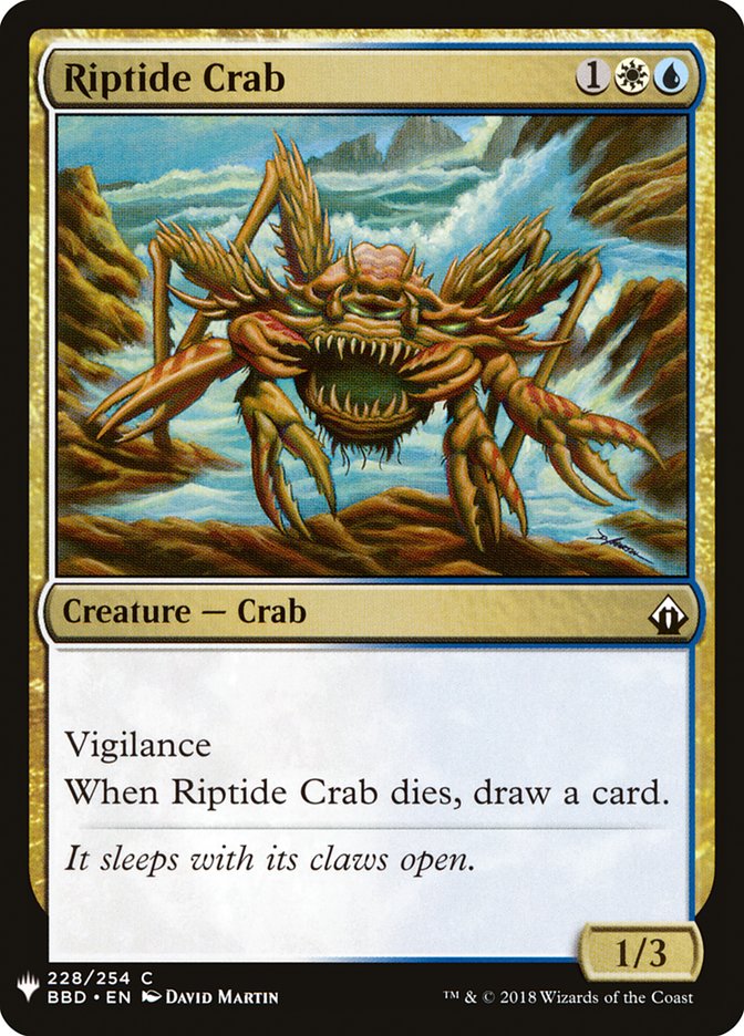 Riptide Crab [Mystery Booster] MTG Single Magic: The Gathering | Red Claw Gaming
