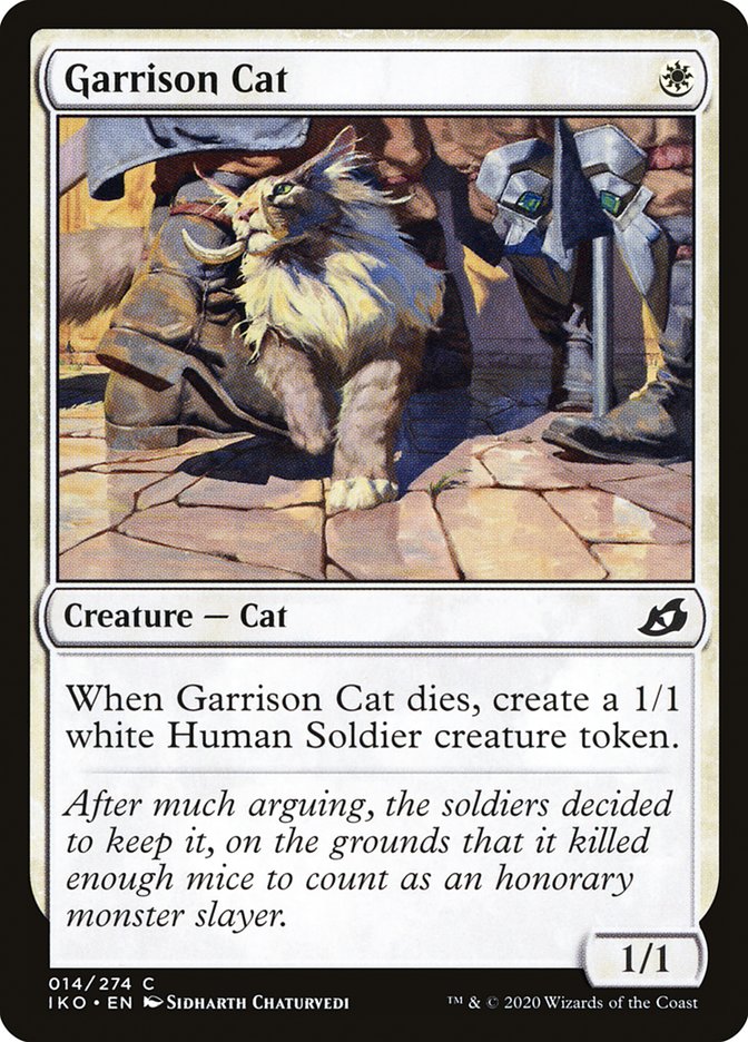 Garrison Cat [Ikoria: Lair of Behemoths] MTG Single Magic: The Gathering | Red Claw Gaming