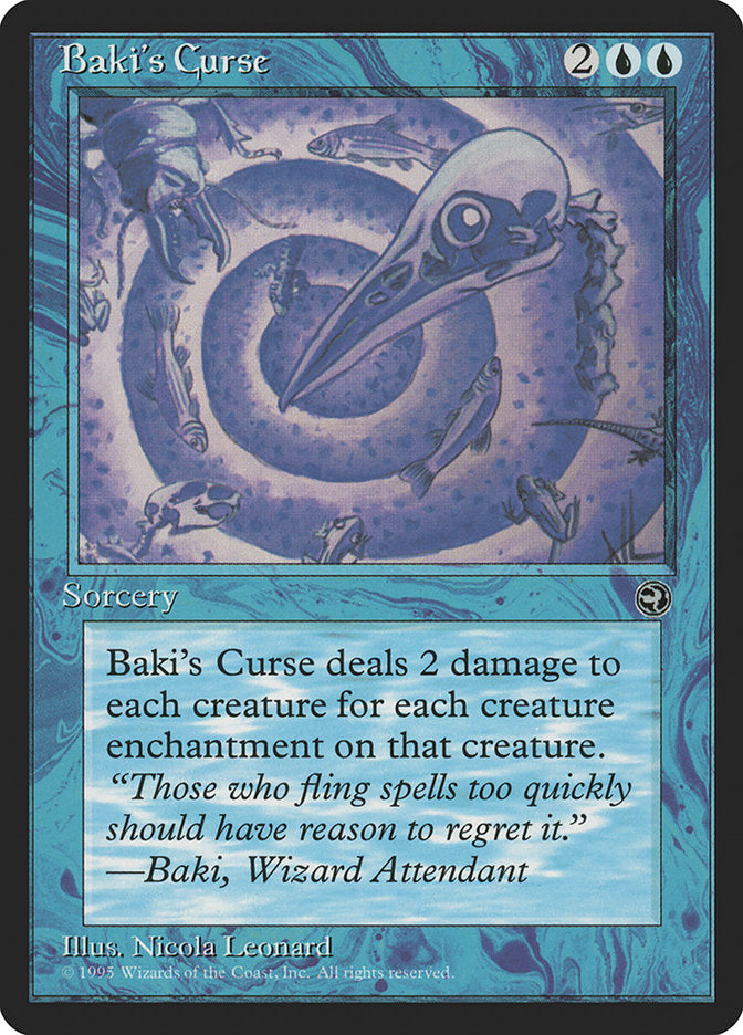 Baki's Curse [Homelands] MTG Single Magic: The Gathering | Red Claw Gaming