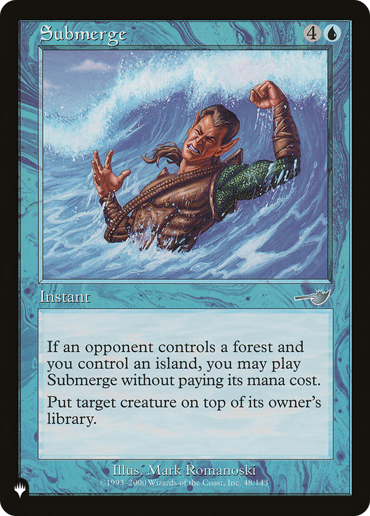 Submerge [The List] MTG Single Magic: The Gathering | Red Claw Gaming