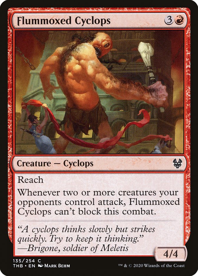Flummoxed Cyclops [Theros Beyond Death] MTG Single Magic: The Gathering | Red Claw Gaming