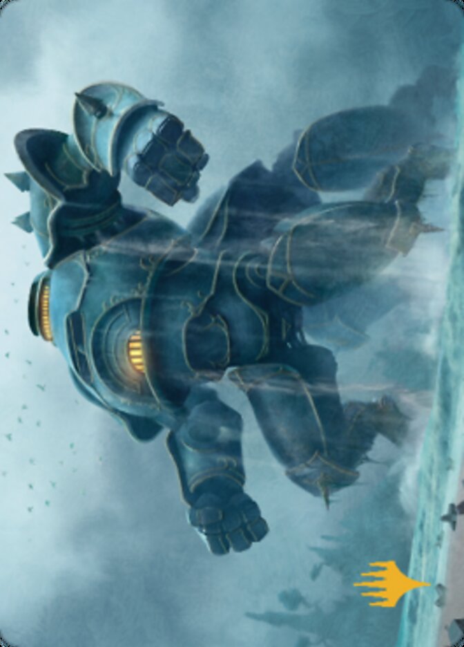 Depth Charge Colossus Art Card (Gold-Stamped Planeswalker Symbol) [The Brothers' War Art Series] MTG Single Magic: The Gathering | Red Claw Gaming