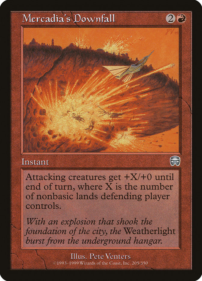 Mercadia's Downfall [Mercadian Masques] MTG Single Magic: The Gathering | Red Claw Gaming