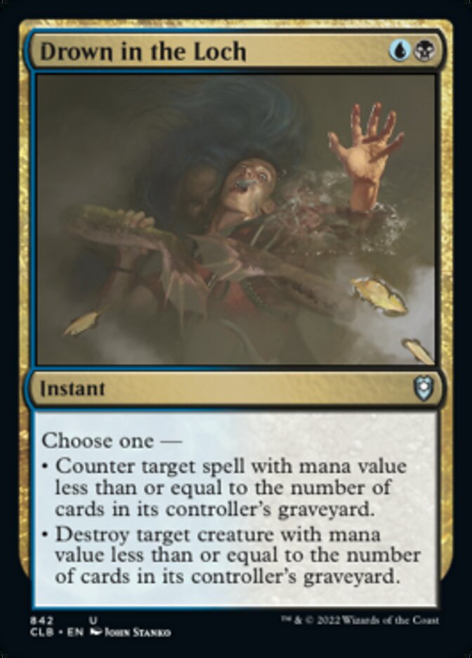 Drown in the Loch [Commander Legends: Battle for Baldur's Gate] MTG Single Magic: The Gathering | Red Claw Gaming