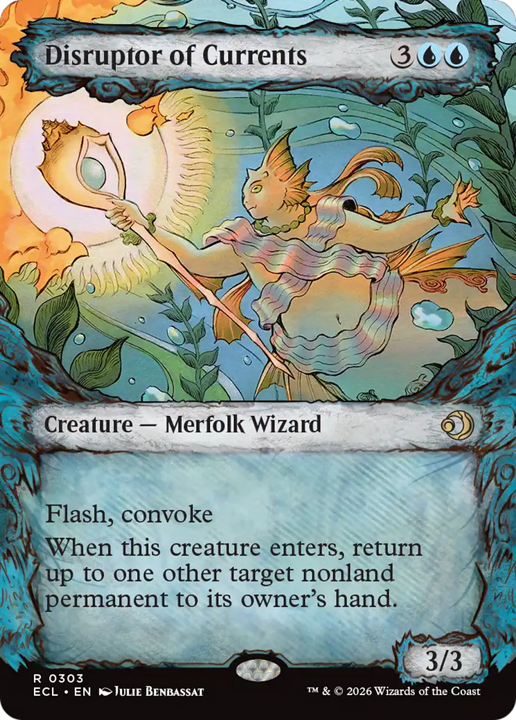 Disruptor of Currents (Showcase) [Lorwyn Eclipsed] MTG Single Magic: The Gathering | Red Claw Gaming