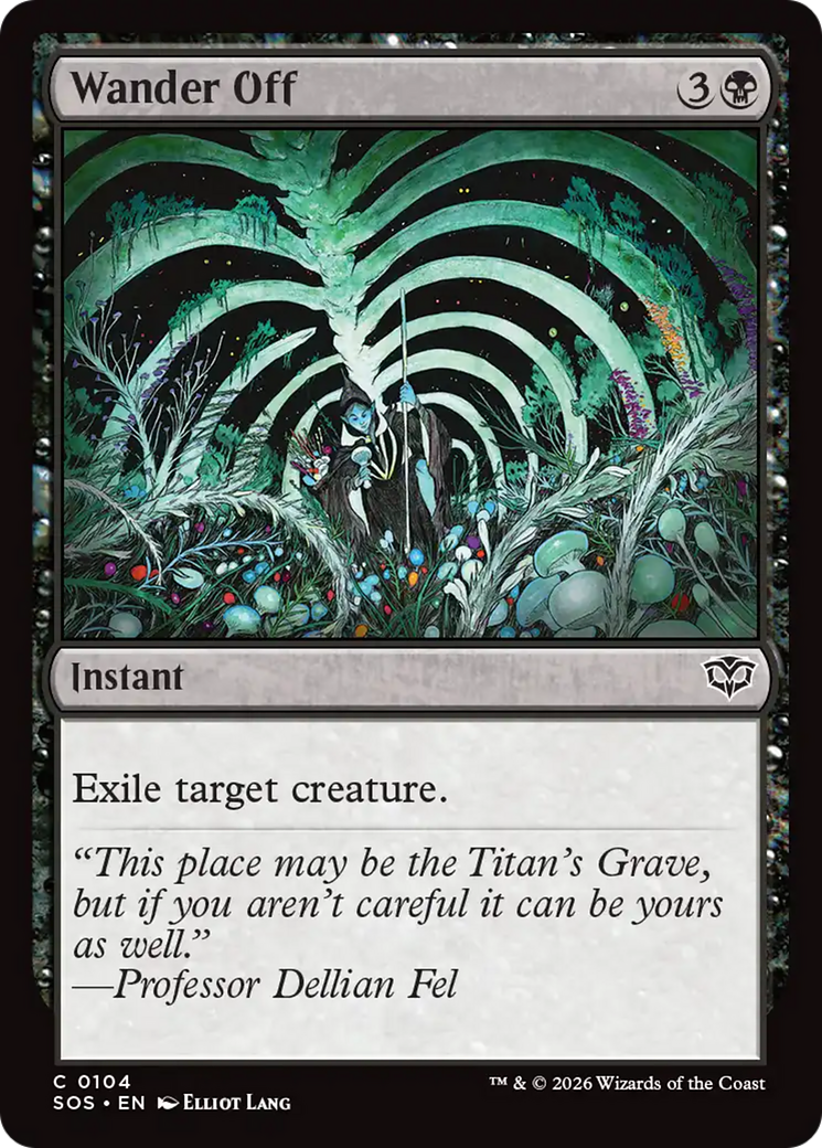 Wander Off [Secrets of Strixhaven] MTG Single Magic: The Gathering | Red Claw Gaming