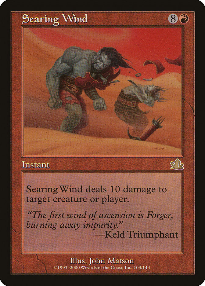 Searing Wind [Prophecy] MTG Single Magic: The Gathering | Red Claw Gaming