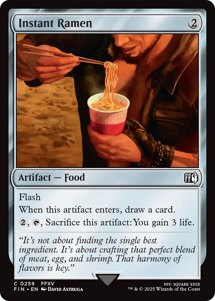 Instant Ramen [FINAL FANTASY] MTG Single Magic: The Gathering | Red Claw Gaming