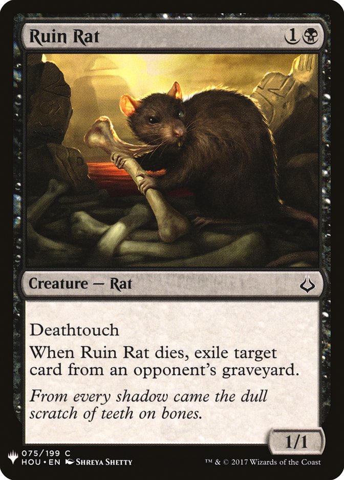 Ruin Rat [Mystery Booster] MTG Single Magic: The Gathering | Red Claw Gaming
