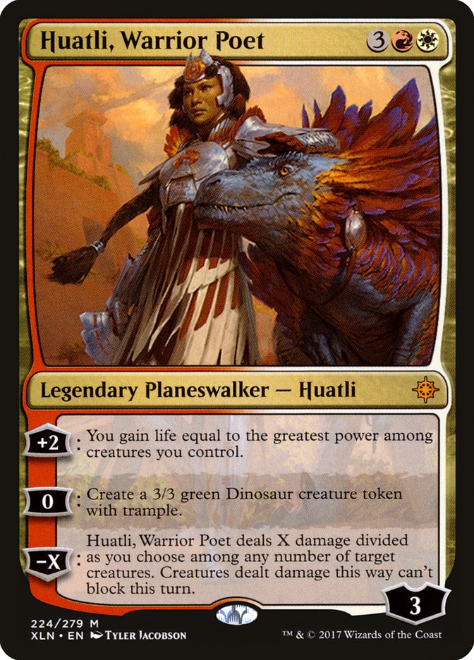 Huatli, Warrior Poet [Ixalan] MTG Single Magic: The Gathering | Red Claw Gaming