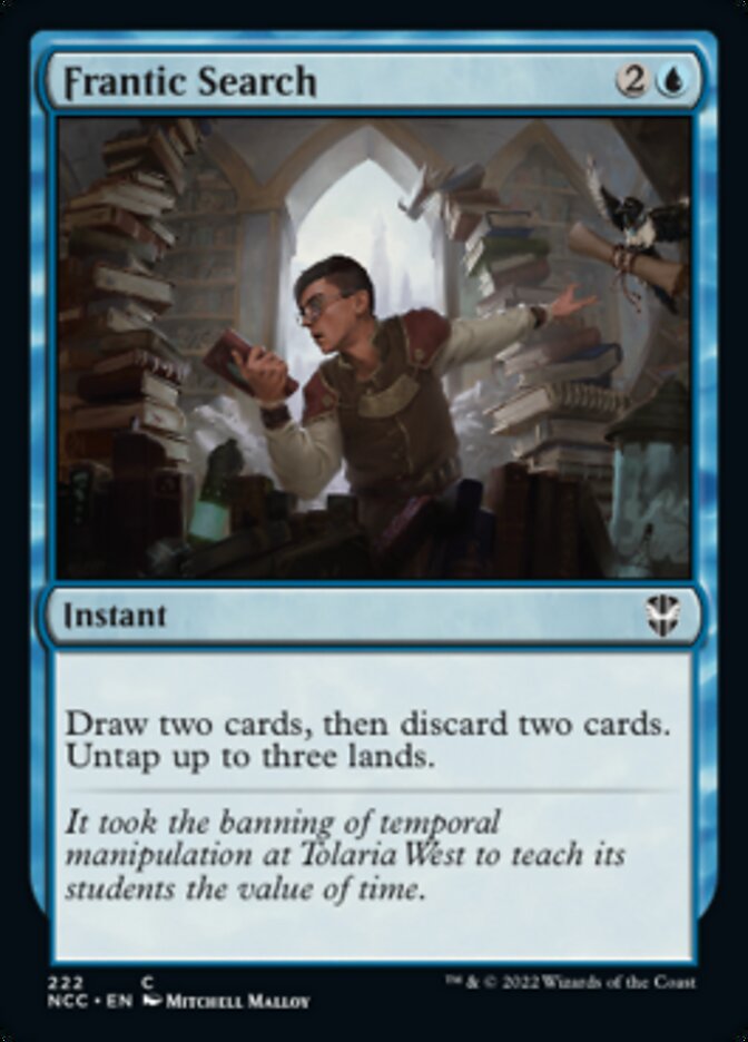 Frantic Search [Streets of New Capenna Commander] MTG Single Magic: The Gathering | Red Claw Gaming