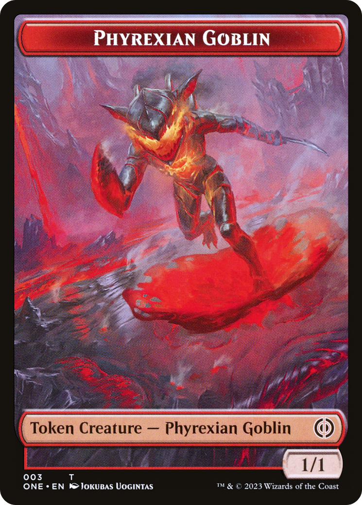 Phyrexian Goblin Token [Phyrexia: All Will Be One Tokens] MTG Single Magic: The Gathering    | Red Claw Gaming