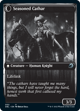 Ambitious Farmhand // Seasoned Cathar [Innistrad: Double Feature] MTG Single Magic: The Gathering | Red Claw Gaming