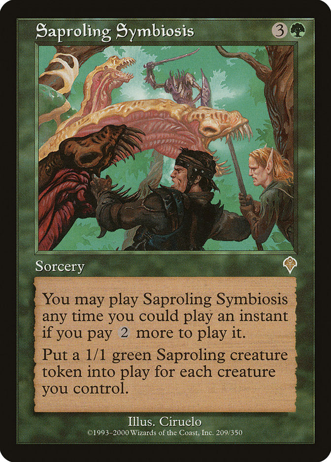 Saproling Symbiosis [Invasion] MTG Single Magic: The Gathering | Red Claw Gaming