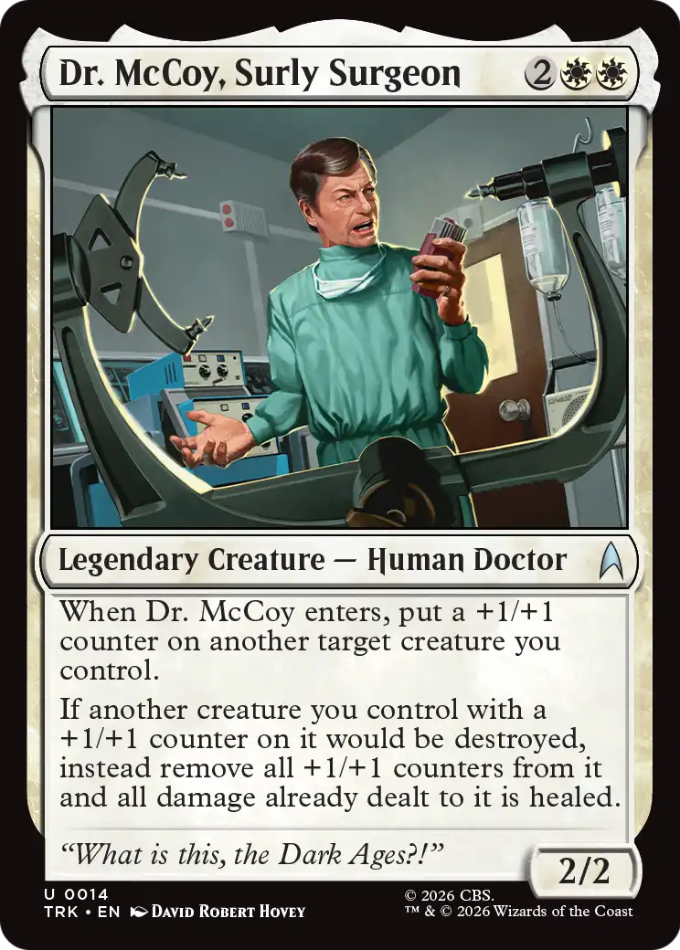 Dr. McCoy, Surly Surgeon [Star Trek] MTG Single Magic: The Gathering | Red Claw Gaming