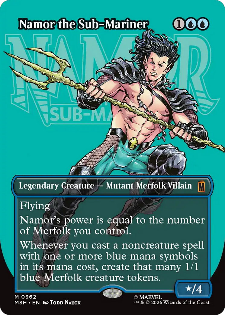 Namor the Sub-Mariner (Borderless) [Marvel Super Heroes] | Red Claw Gaming