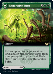 Pestilent Cauldron // Restorative Burst (Extended Art) [Strixhaven: School of Mages] MTG Single Magic: The Gathering | Red Claw Gaming