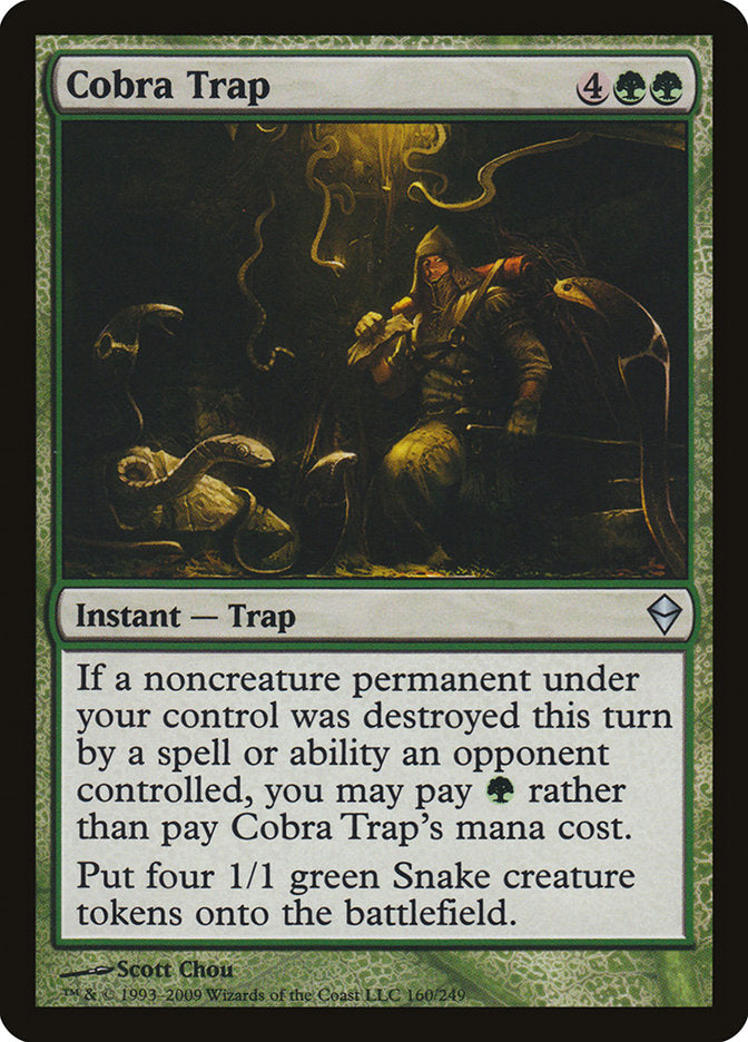 Cobra Trap [Zendikar] MTG Single Magic: The Gathering | Red Claw Gaming