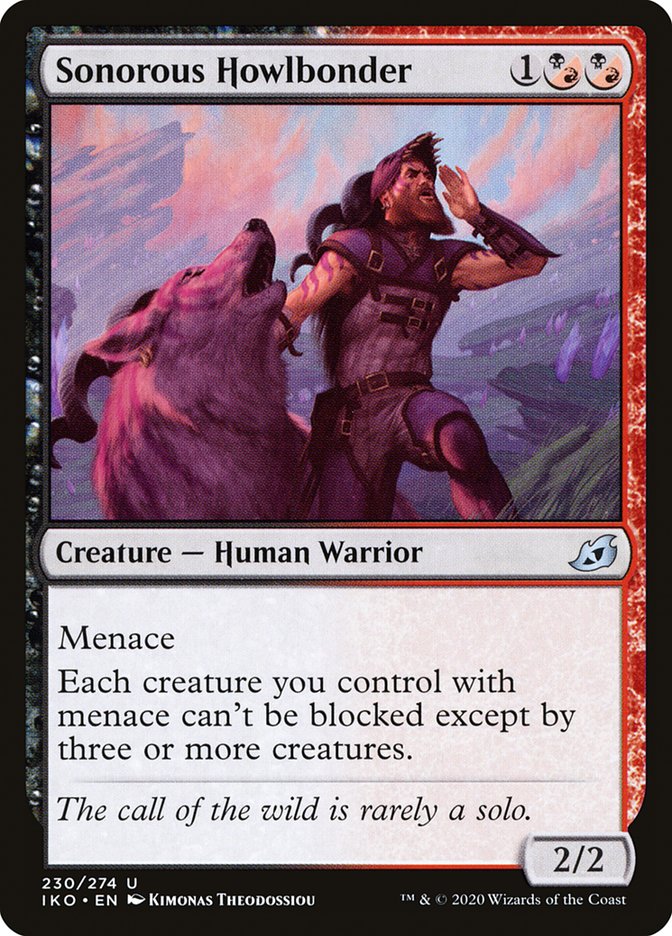 Sonorous Howlbonder [Ikoria: Lair of Behemoths] MTG Single Magic: The Gathering | Red Claw Gaming