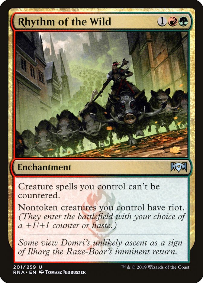 Rhythm of the Wild [Ravnica Allegiance] MTG Single Magic: The Gathering | Red Claw Gaming