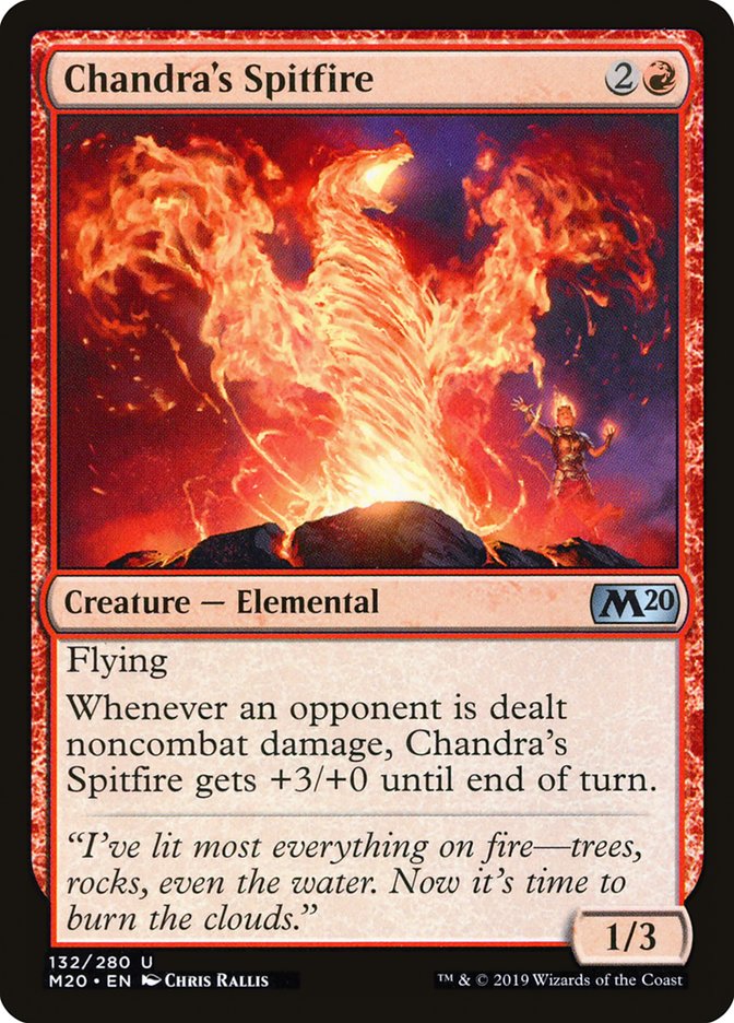 Chandra's Spitfire [Core Set 2020] MTG Single Magic: The Gathering | Red Claw Gaming