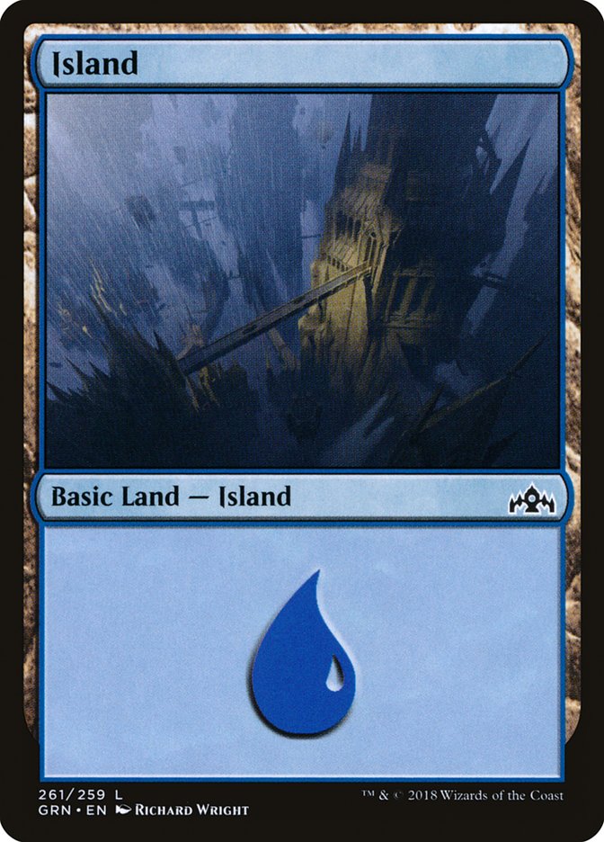 Island (261) [Guilds of Ravnica] MTG Single Magic: The Gathering | Red Claw Gaming