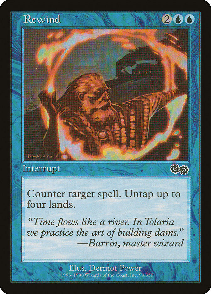Rewind [Urza's Saga] MTG Single Magic: The Gathering | Red Claw Gaming