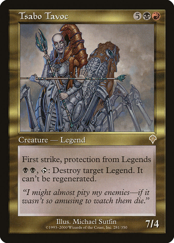 Tsabo Tavoc [Invasion] MTG Single Magic: The Gathering | Red Claw Gaming