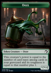 Human // Ooze Double-Sided Token [Innistrad: Midnight Hunt Tokens] MTG Single Magic: The Gathering | Red Claw Gaming