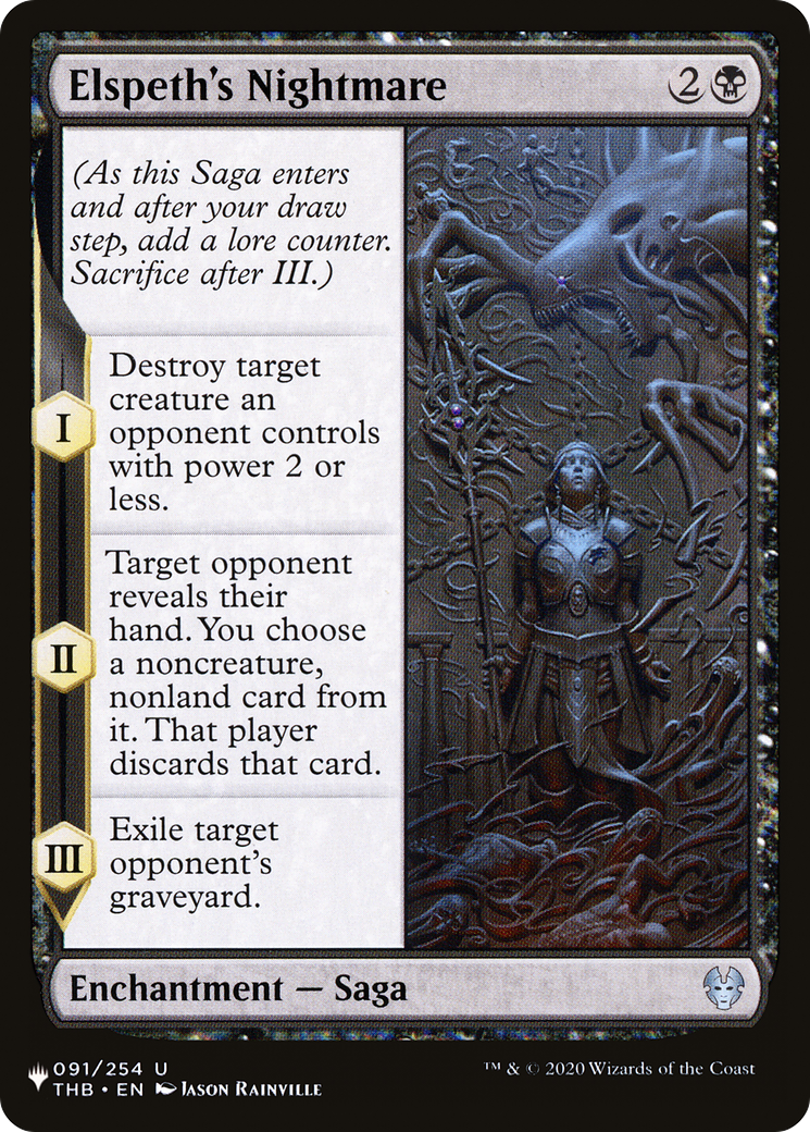 Elspeth's Nightmare [The List] MTG Single Magic: The Gathering | Red Claw Gaming
