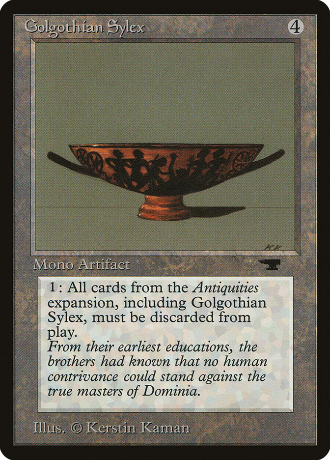 Golgothian Sylex [Antiquities] MTG Single Magic: The Gathering | Red Claw Gaming
