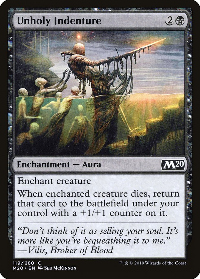 Unholy Indenture [Core Set 2020] MTG Single Magic: The Gathering | Red Claw Gaming