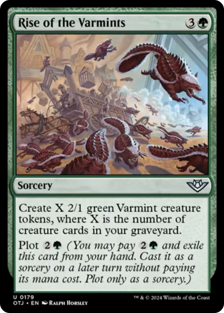 Rise of the Varmints [Outlaws of Thunder Junction] MTG Single Magic: The Gathering    | Red Claw Gaming