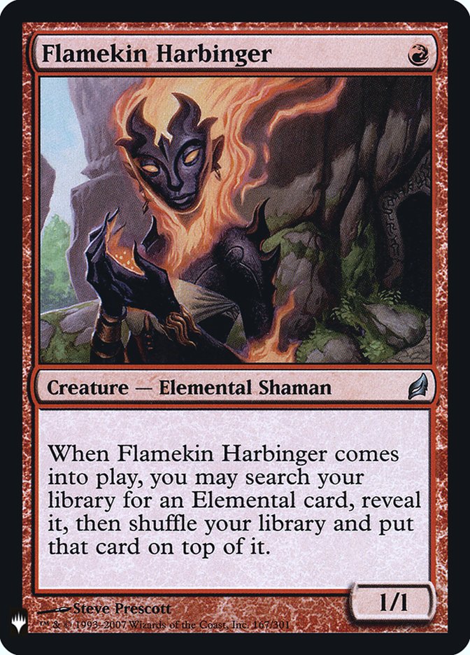 Flamekin Harbinger [Mystery Booster] MTG Single Magic: The Gathering    | Red Claw Gaming
