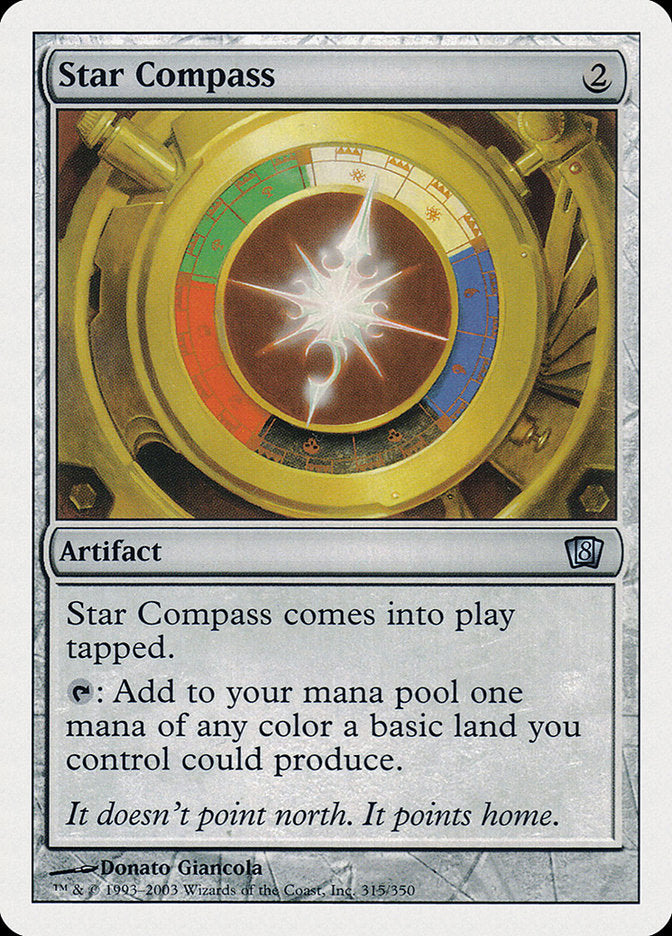 Star Compass [Eighth Edition] MTG Single Magic: The Gathering | Red Claw Gaming