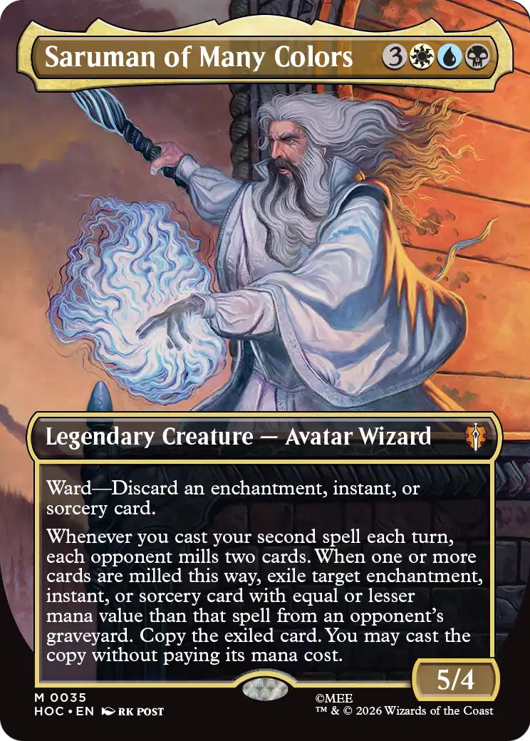 Saruman of Many Colors (Borderless) [The Hobbit: Eternal-Legal] | Red Claw Gaming