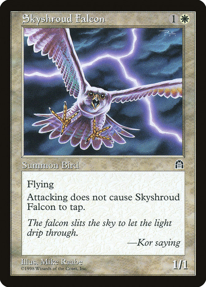 Skyshroud Falcon [Stronghold] MTG Single Magic: The Gathering | Red Claw Gaming
