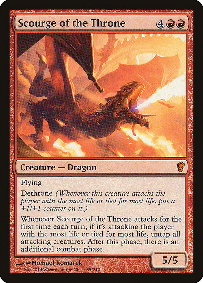 Scourge of the Throne [Conspiracy] MTG Single Magic: The Gathering | Red Claw Gaming