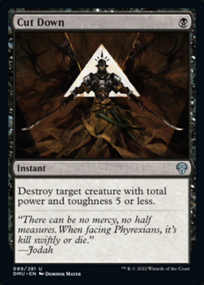 Cut Down [Dominaria United] MTG Single Magic: The Gathering | Red Claw Gaming