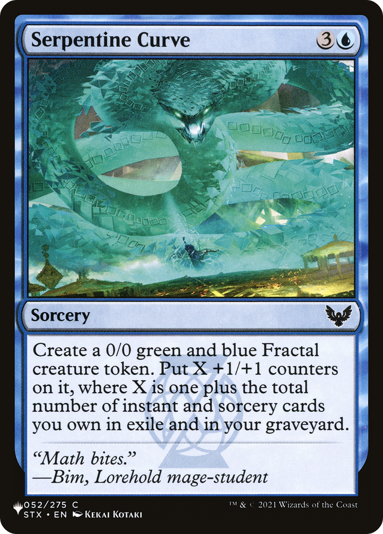 Serpentine Curve [The List] MTG Single Magic: The Gathering | Red Claw Gaming