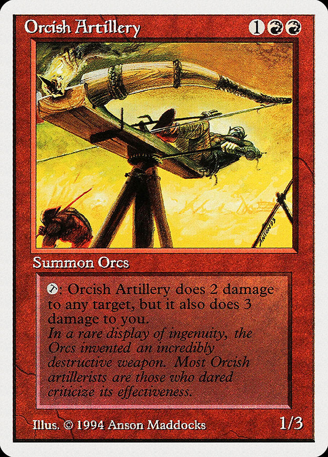 Orcish Artillery [Summer Magic / Edgar] MTG Single Magic: The Gathering | Red Claw Gaming