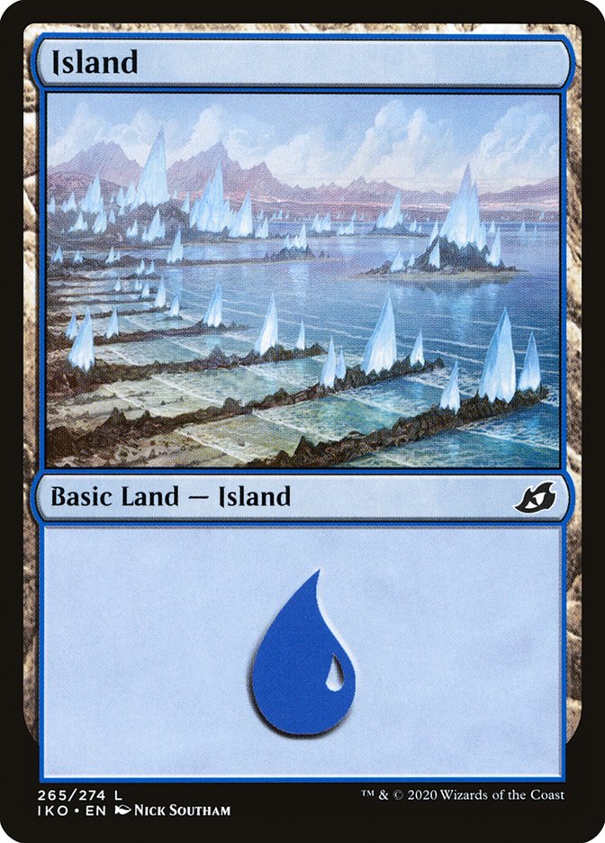 Island (265) [Ikoria: Lair of Behemoths] MTG Single Magic: The Gathering | Red Claw Gaming