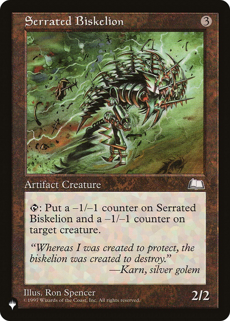 Serrated Biskelion [The List] MTG Single Magic: The Gathering | Red Claw Gaming