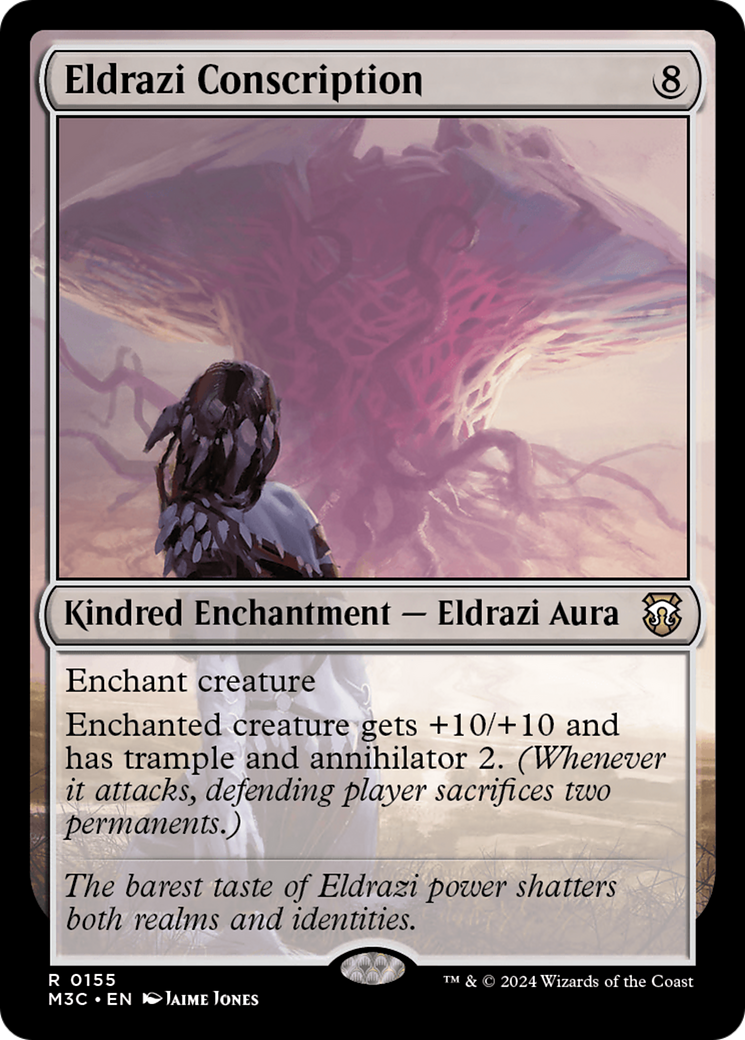 Eldrazi Conscription (Ripple Foil) [Modern Horizons 3 Commander] MTG Single Magic: The Gathering | Red Claw Gaming