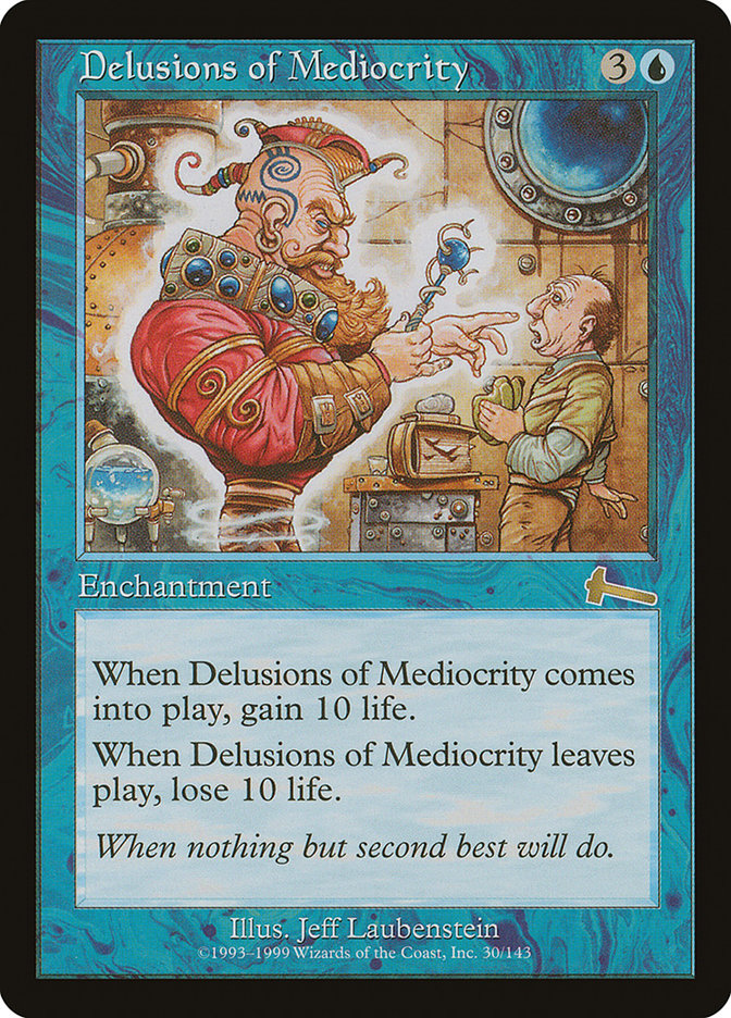 Delusions of Mediocrity [Urza's Legacy] MTG Single Magic: The Gathering | Red Claw Gaming