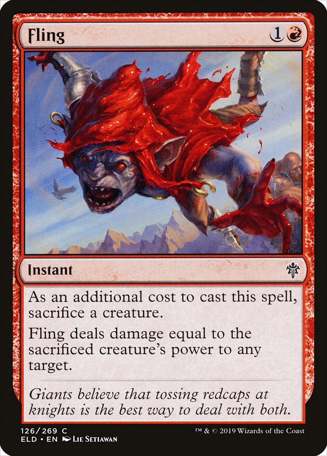 Fling [Throne of Eldraine] MTG Single Magic: The Gathering | Red Claw Gaming