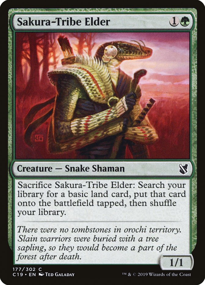 Sakura-Tribe Elder [Commander 2019] MTG Single Magic: The Gathering | Red Claw Gaming